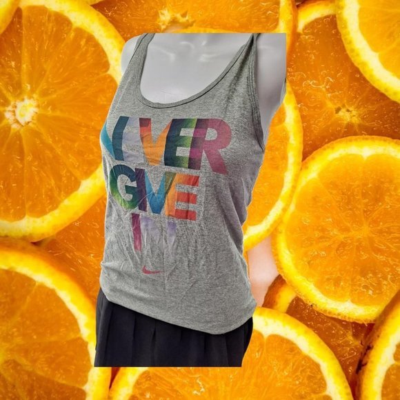NIKE Never Give In Dry-Fit‎ Tank Top Size Small - Picture 1 of 5